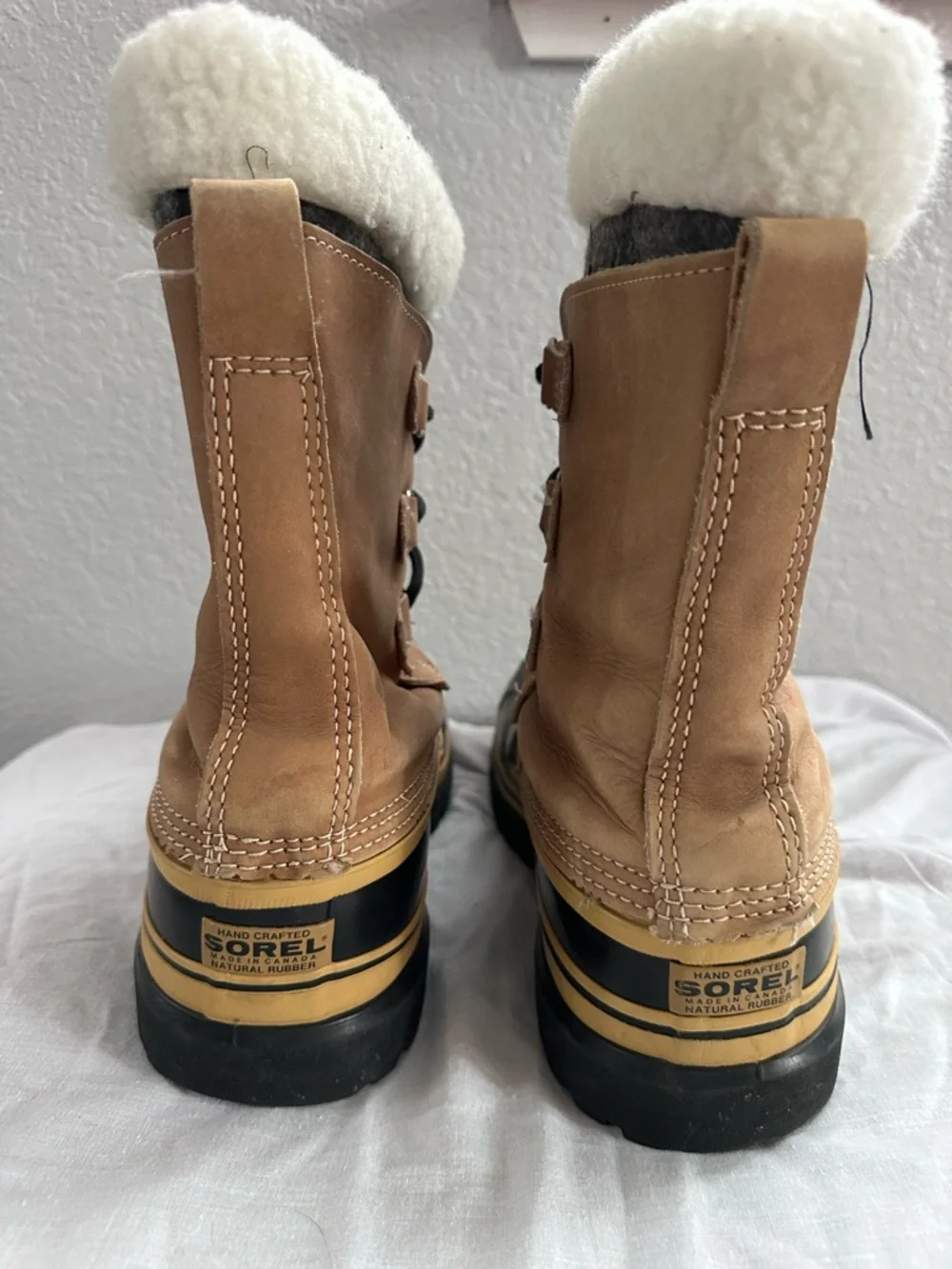 Sorel Caribou Waterproof Snow Boots Men’s 10 Brown Black Winter Duck Boots‎